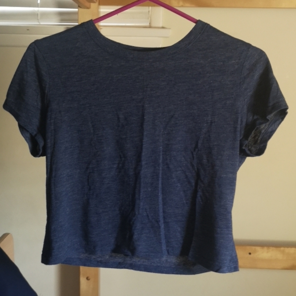 Blue Crop Top
